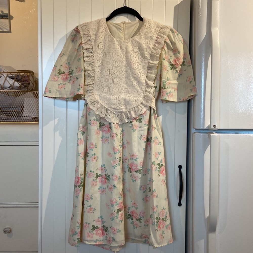 ADORABLE True Vintage handmade frock S/M